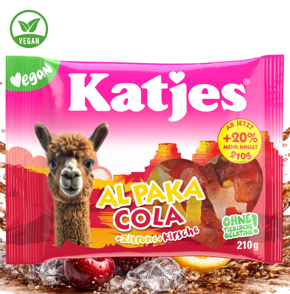 Katjes - Alpaka Cola VEGAN 210g